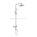  Surface Mounted Bathtub Shower Faucet Popular Selling Bathroom Rainfull Shower Set Factory